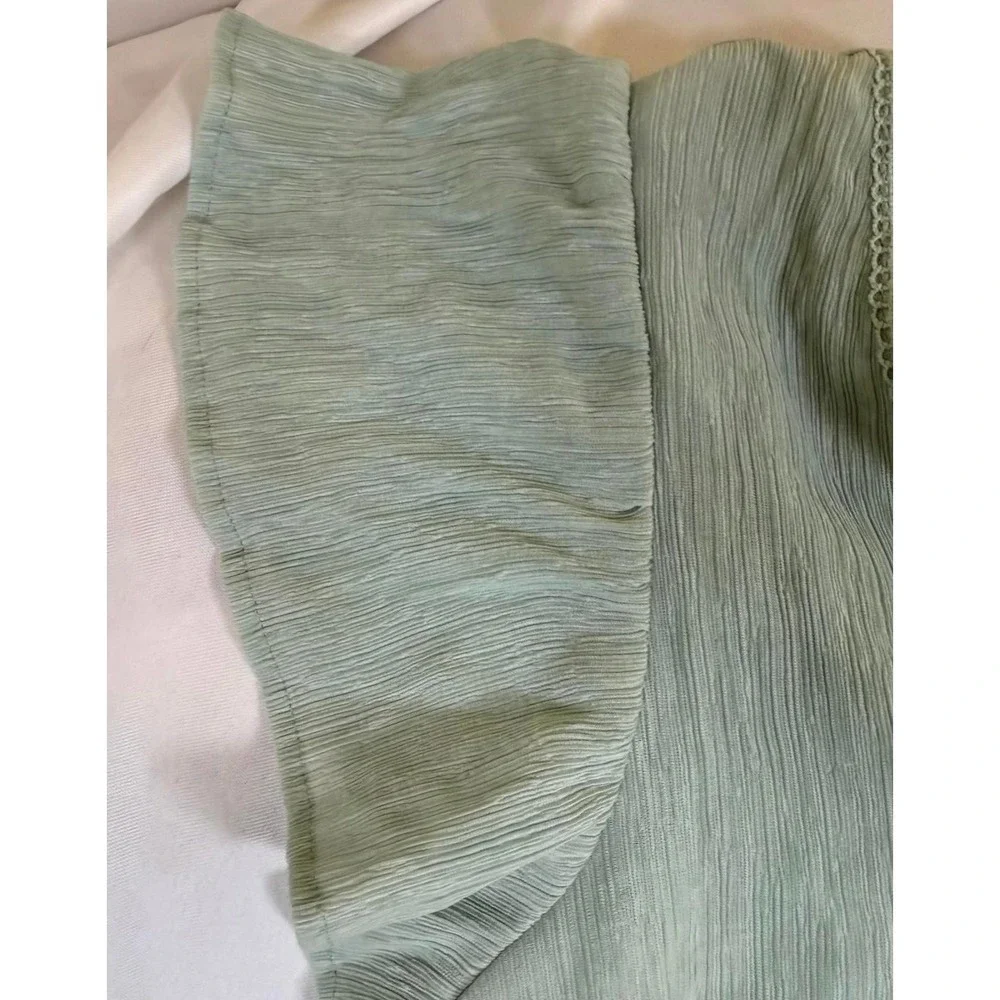 Altar'd State green mini dress! Mint Green Size L - Picture 4 of 6